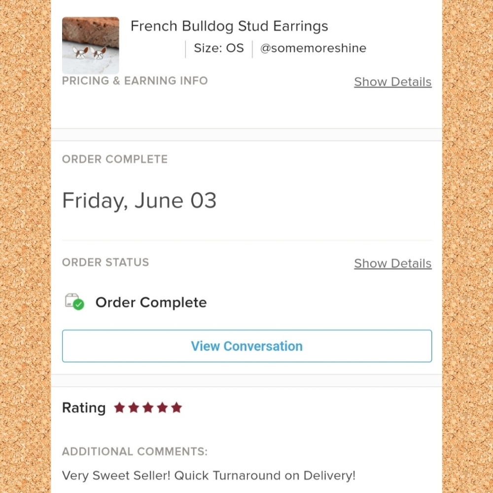 French Bulldog Stud Earrings - Only 4 left! - Picture 8 of 8